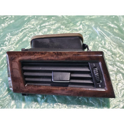 64226910731 BMW 5 Series Left Dashboard Air Vent Grille Wood Trim 2004-2010