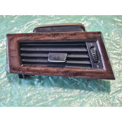 64226910731 BMW 5 Series Left Dashboard Air Vent Grille Wood Trim 2004-2010