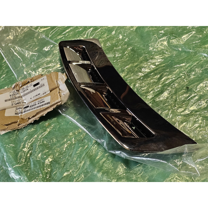 63825-1CA0A Infiniti FX35 Left Fender Air Vent Trim Molding Chrome