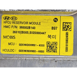 366002B143 Kia Niro Hybrid HPCU Reservoir Module Inverter Converter