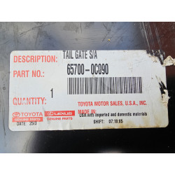 65700-0C090 Toyota Tundra Rear Tailgate 2014-2021