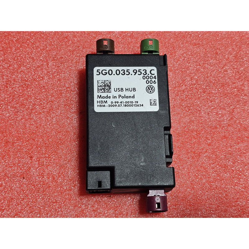 5G0035953C Volkswagen USB Hub Electronic Module