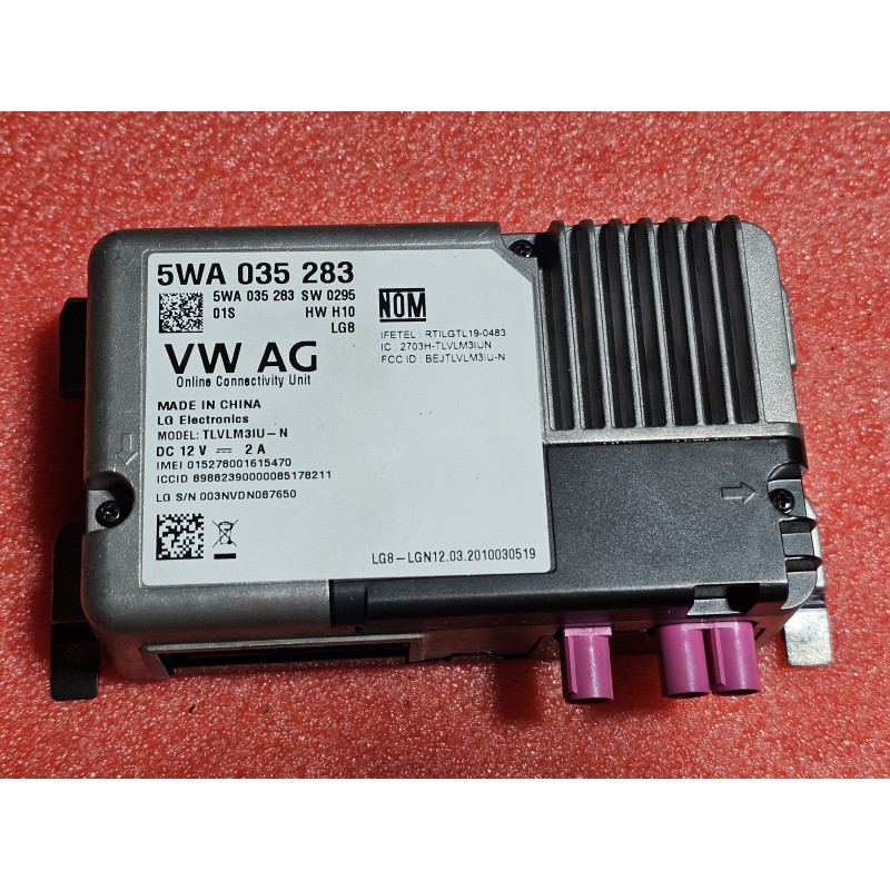 5WA035283 Volkswagen Jetta Telematics Computer Communication Control Module
