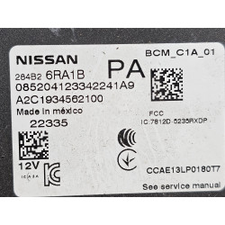 284B2-6RA1B Nissan Rogue Body Control Module (BCM) 2021-2024