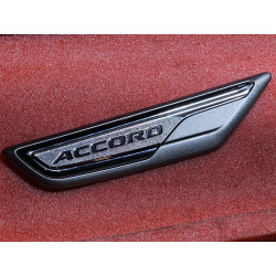 08F59-TVA-121 Honda Accord Right Silver Front Fender Emblem 2018-2022