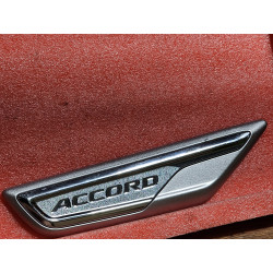08F59-TVA-121 Honda Accord Right Silver Front Fender Emblem 2018-2022