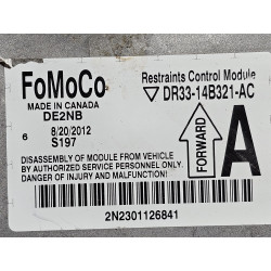 DR33-14B321-AC Ford Mustang Airbag SRS Restraints Control Module 2013-2014
