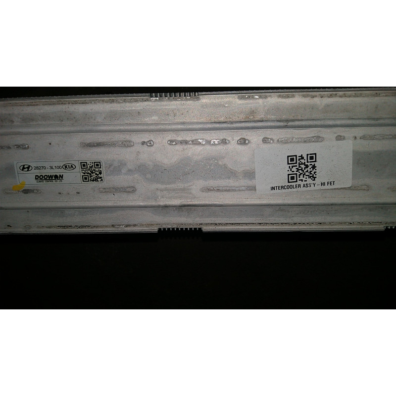 28270-3L100 Hyundai Genesis G80 Intercooler Radiator 2017-2021