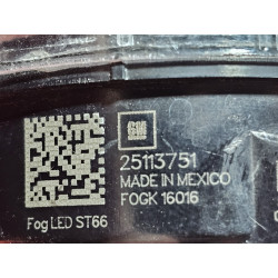 25113751 GMC Acadia Right LED Fog Lamp 2020-2025 90084359