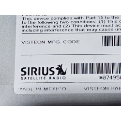 GPLA-14C740-AA Land Rover Range Rover Sirius Satellite Receiver Module