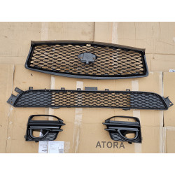 62310-4HB0A Infiniti Q50 Upper Lower Fog Grilles Set 2014-2017 62310-4HB1A