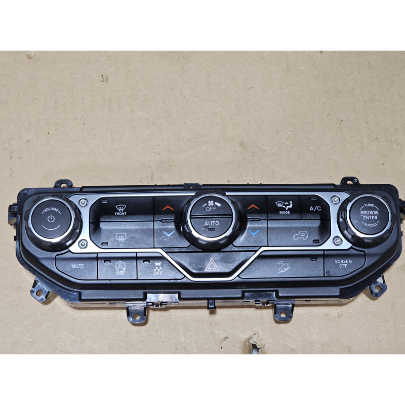 6SX75DX9AA Jeep Wrangler JL AC Heater Climate Control Panel Switch
