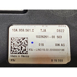10A959561C Volkswagen ID.4 Overhead Console Roof Dome Lamp 2021-2025