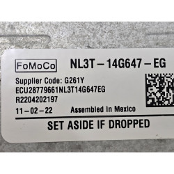 NL3T-14G647-EG Ford F-150 Driver Assist Camera Parking Aid Control Module