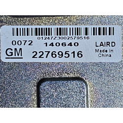 22769516 Cadillac XTS Roof Radio Antenna 2011-2014 22760057