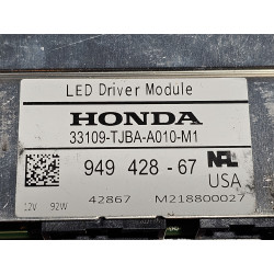 33109-TJBA-A01 Acura RDX LED Driver Ballast Module 2019-2023