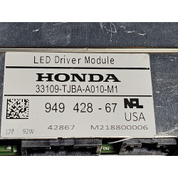 33109-TJBA-A01 Acura RDX LED Driver Ballast Module 2019-2023