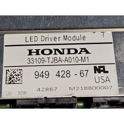 33109-TJBA-A01 Acura RDX LED Driver Ballast Module 2019-2023