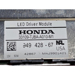 33109-TJBA-A01 Acura RDX LED Driver Ballast Module 2019-2023