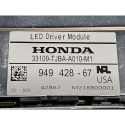 33109-TJBA-A01 Acura RDX LED Driver Ballast Module 2019-2023