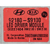 92180-S9100 Kia Telluride Headlight LED Ballast Driver Module 2020-2022