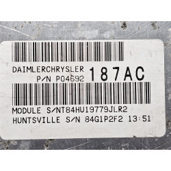04692185AC Dodge Durango Body Control Module 2007-2009 04692187AC