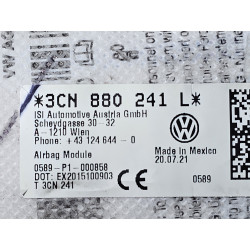 3CN880241L Volkswagen Atlas Front Left Seat Airbag 2018-2025 3CN880241M