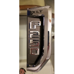 HC3Z-16720-CB Ford F-250 Right Fender Chrome Vent Badge 2017-2022