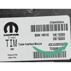 68493608AA Dodge Ram 1500 Gateway Trailer Tow Module 2021-2024
