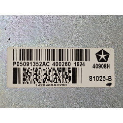 05091352AC Dodge Durango Roof GPS Radio Antenna 2014-2020 05091352AE