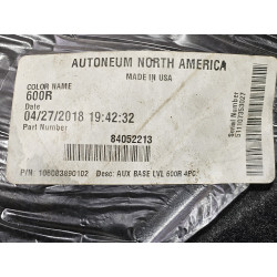 84052213 Chevrolet Malibu Floor Carpet Mats Set (4 pc) 2016-2024