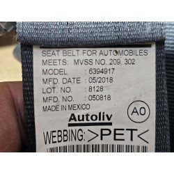 81450-TVA-A010-M1 Honda Accord Front Right Seat Belt 2018-2022