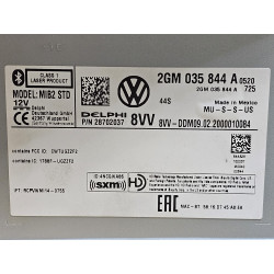 2GM035844A Volkswagen Atlas GPS Audio Radio Receiver SD CD Bluetooth