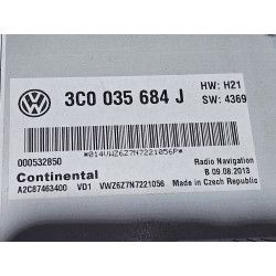 3C0035684J Volkswagen Jetta Radio Media Navigation Monitor Receiver