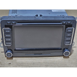 3C0035684L Volkswagen Jetta Radio Media Navigation Monitor Receiver