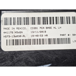 HS73-13W030-AL Ford Fusion Left Halogen Headlight 2017-2020