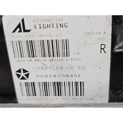 68142944AE Jeep Grand Cherokee Right LED Inner Tail Lamp 2014-2022
