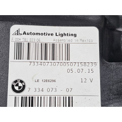 63117334073 BMW X3 Left Halogen Headlight 2015-2017