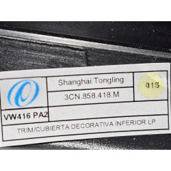 3CN858418M Volkswagen Atlas Dashboard Lower Trim Molding Cover Panel