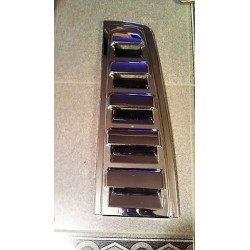 Hummer H2 Right Plastic Chrome Tail Upper Louver 2003-2009
