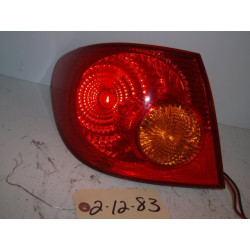 Toyota Corolla Left Tail Lamp 2003-2008