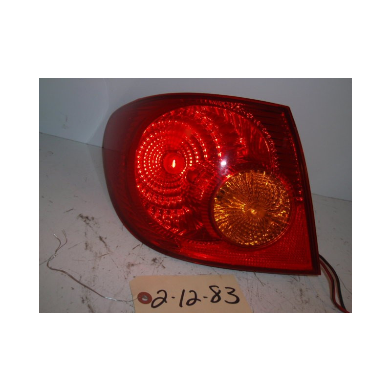 Toyota Corolla Left Tail Lamp 2003-2008