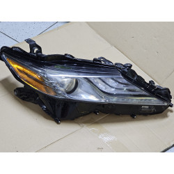 81110-06D72 Toyota Camry Right Full LED Headlight Chrome 2018-2023
