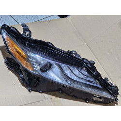 81110-06D72 Toyota Camry Right Full LED Headlight Chrome 2018-2023