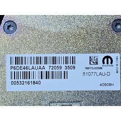 6DE46LAUAA Chrysler Pacifica Roof Shark Fin Radio GPS Antenna 2017-2022