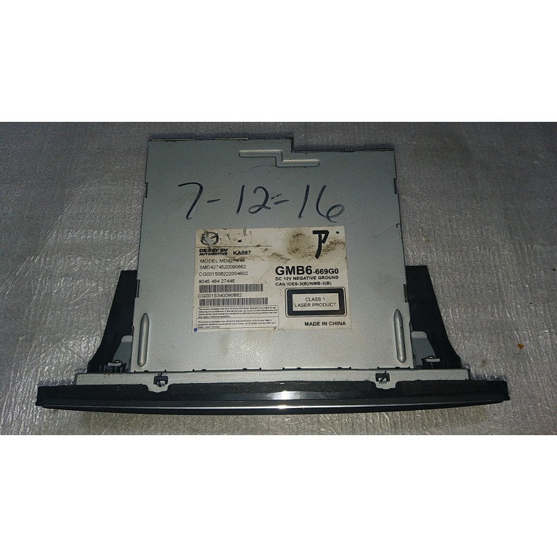 GMB6-669G0 Mazda 6 Single Disc CD Player 2016