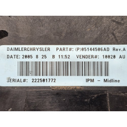 05144506AD Dodge Caravan Fuse Relay Box 2003-2007