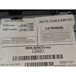 39171-TA0-L41 Honda Accord 6-Disc CD Changer Radio Receiver 2008-2012