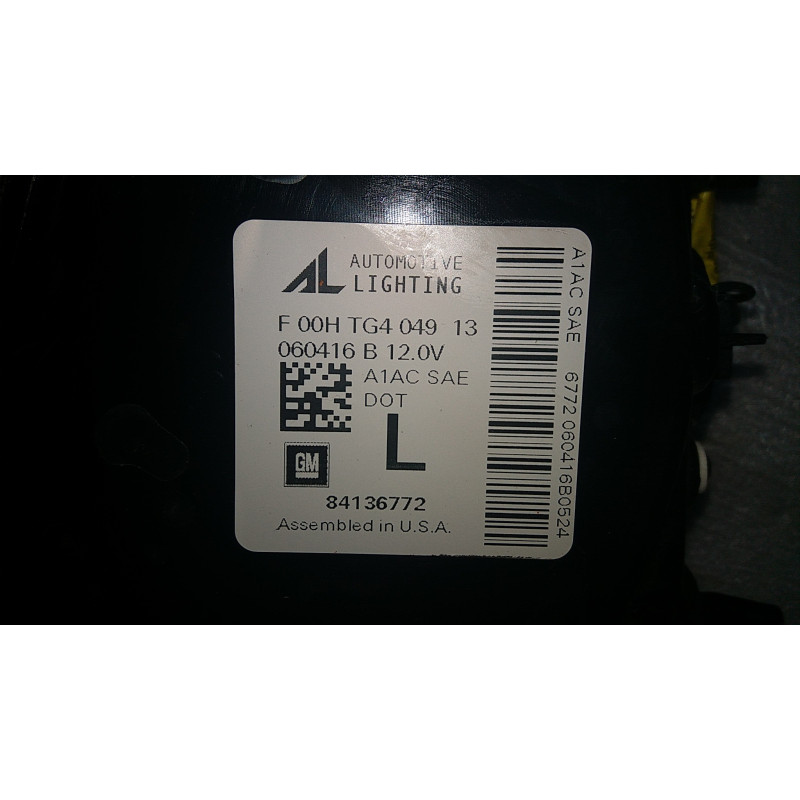 84136772 Chevrolet Camaro Left LED Tail Lamp 2016-2018 23382195