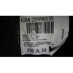 19177324 Pontiac Solstice Left Front Seat Belt 2006-2010 25990135